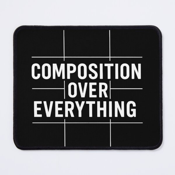 Item preview, Composition Over Everything Rule of Thirds Tee designed and sold by ThreadQuirk.