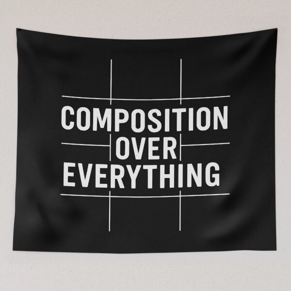 Item preview, Composition Over Everything Rule of Thirds Tee designed and sold by ThreadQuirk.