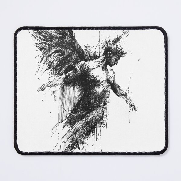Item preview, The Fragile Divine, ink on paoper, A4 size, 2025 designed and sold by oanaunciuleanu.