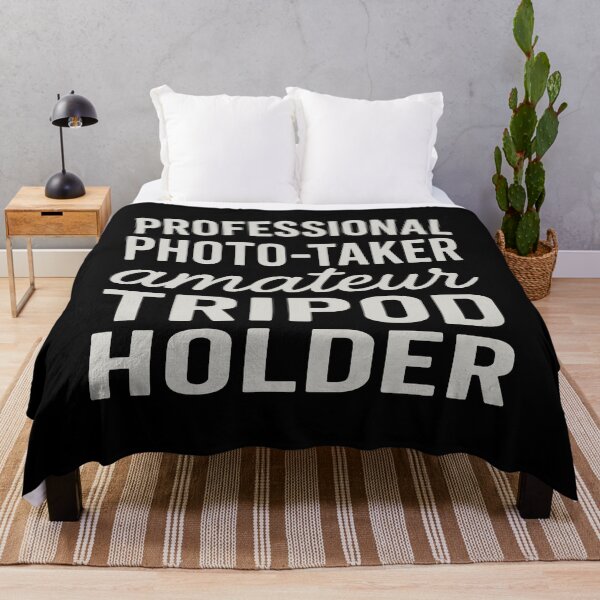 Item preview, Professional Photo-Taker Amateur Tripod Holder Tee designed and sold by ThreadQuirk.