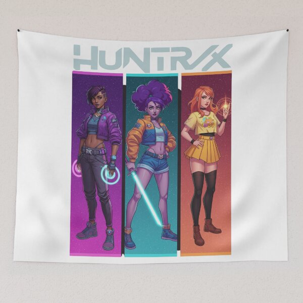 Item preview, HUNTRIX: Neon Cyberpunk Anime Girls  designed and sold by wellie-chic.