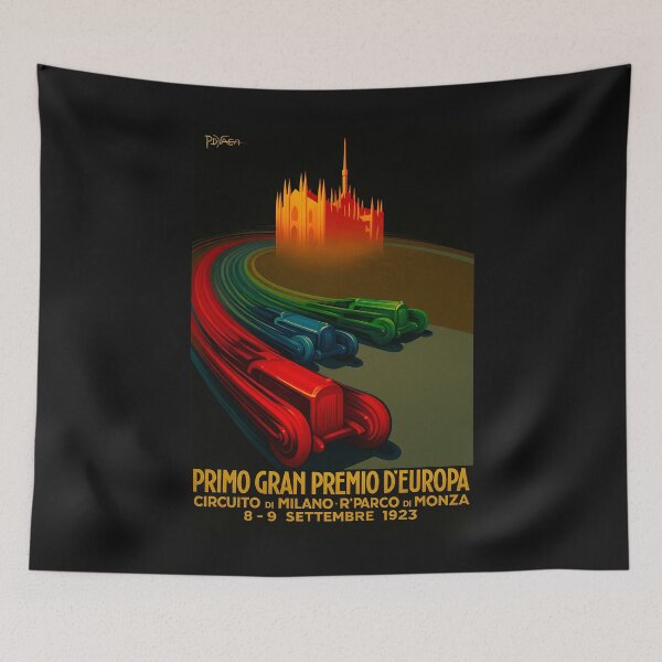 Item preview, Blast from the past Monza 1923  Vintage variation poster#2 designed and sold by Helios Be. Lavsh.