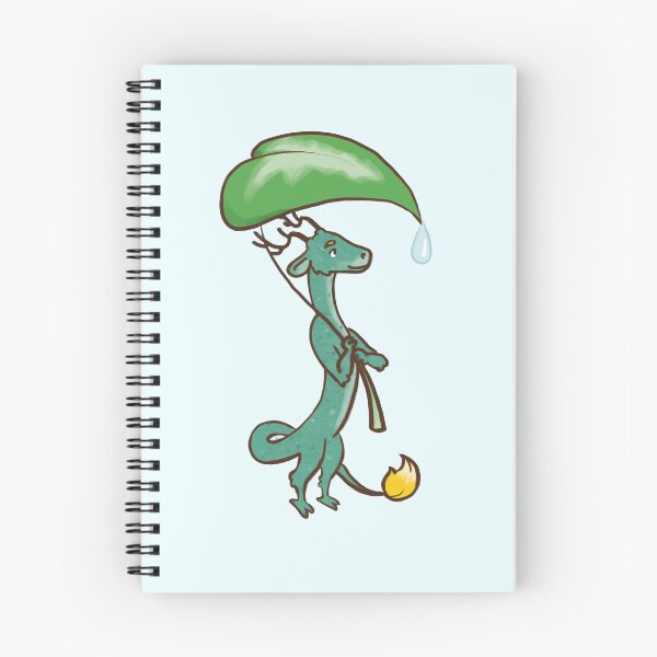 Item preview, Tiny Dragon under a Leaf Umbrella designed and sold by Hwarang healer.