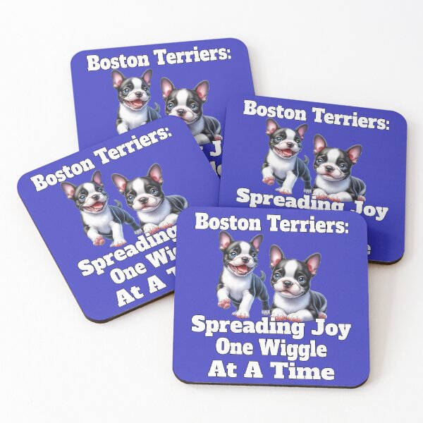 Item preview, Boston Terrier Dog Pet Owner Design Boston Terrier Boston Terriers: Boston Terriers: Spreading Joy One Wiggle At A Time designed and sold by fantasticdesign.