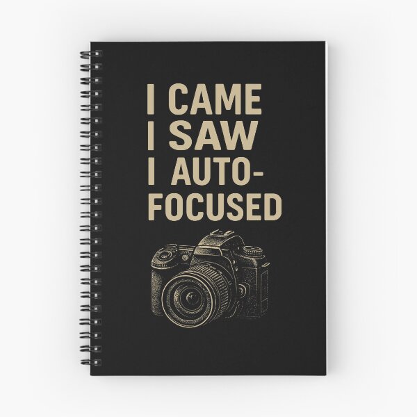 Item preview, I Came I Saw I Auto-Focused Camera Shirt designed and sold by ThreadQuirk.