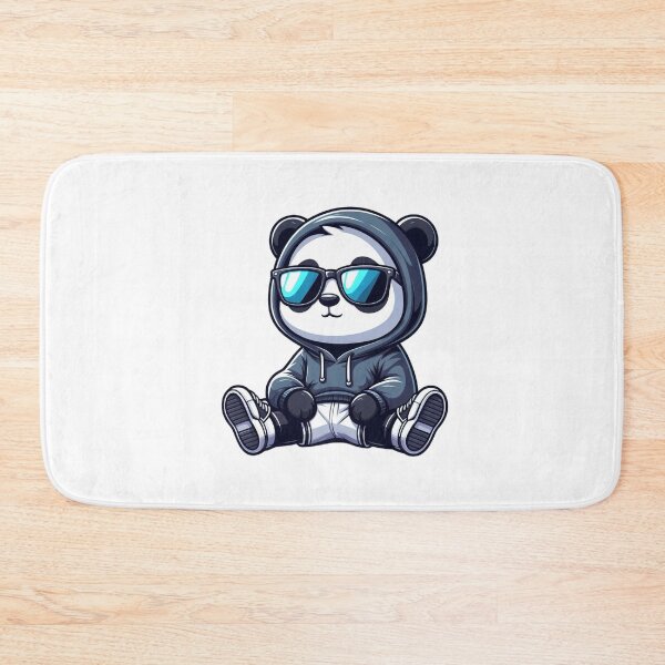 Item preview, Relaxed Panda in Hoodie and Sunglasses – Funny Cool Cartoon designed and sold by Confuzz1ed.
