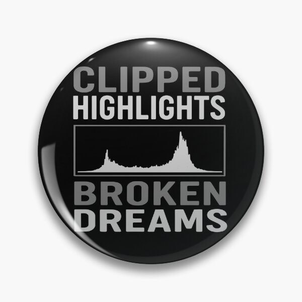 Item preview, Clipped Highlights Broken Dreams Histogram Tee designed and sold by ThreadQuirk.