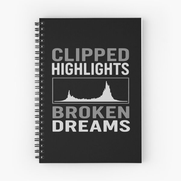Item preview, Clipped Highlights Broken Dreams Histogram Tee designed and sold by ThreadQuirk.