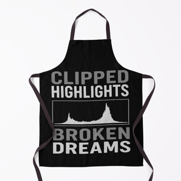 Item preview, Clipped Highlights Broken Dreams Histogram Tee designed and sold by ThreadQuirk.