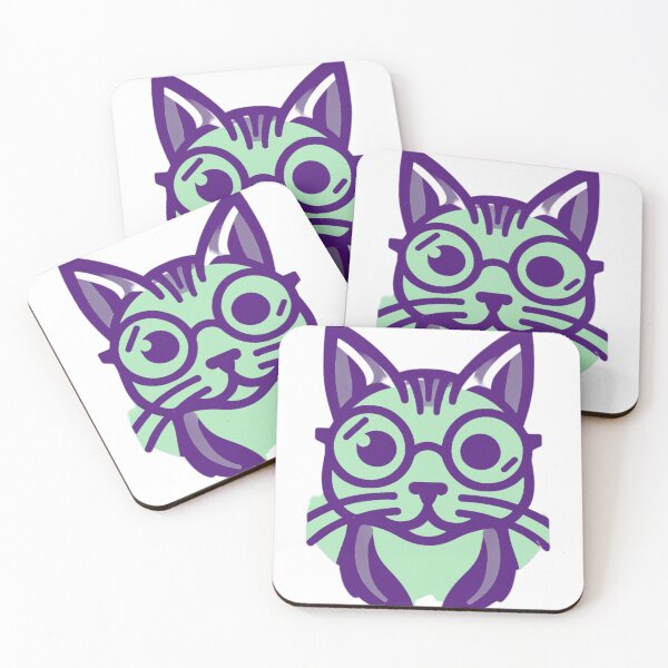 Item preview, Minimalist Geek Cat designed and sold by  ViralVisionsCreating .