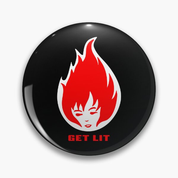 Item preview, FLAMEHEAD. GET LIT. OUTLINED. designed and sold by 5hertz.