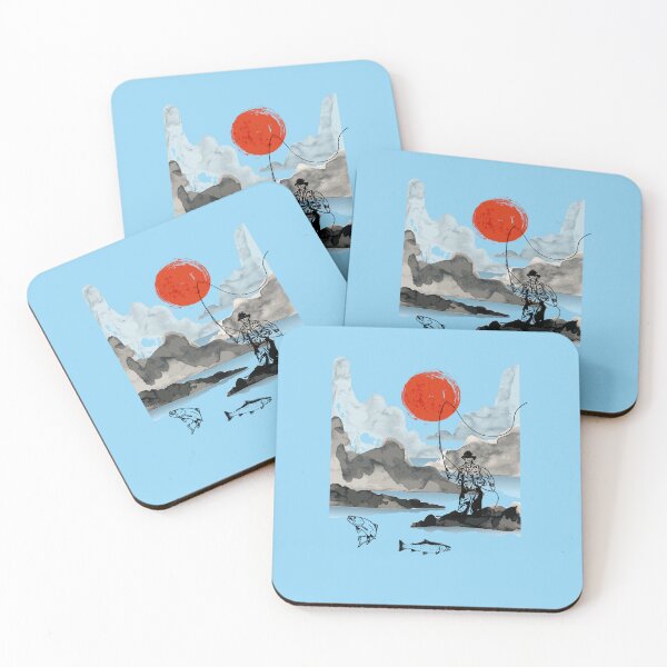 Item preview, Trout Fishing early morning. designed and sold by spinningvisions.