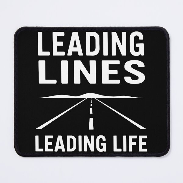 Item preview, Leading Lines Leading Life Horizon Road Tee designed and sold by ThreadQuirk.