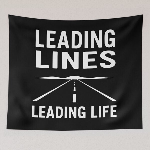 Item preview, Leading Lines Leading Life Horizon Road Tee designed and sold by ThreadQuirk.
