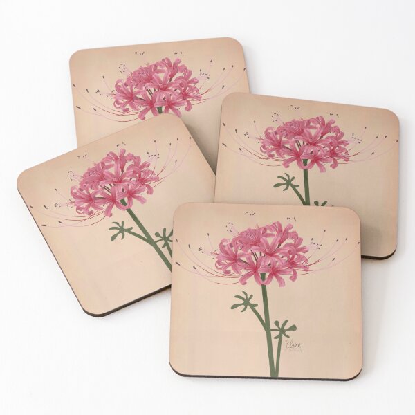 Item preview, Pink spider lily flower designed and sold by Elaine.Arts049.