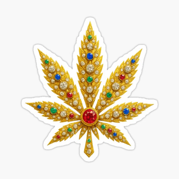 Aperçu de l'œuvre Golden Indica – King Leaf Design créée et vendue par BlueB420.