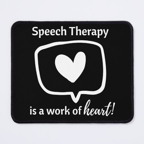 Item preview, Speech Therapist Work of Heart – Cute Heart Design designed and sold by Dream Tangle .
