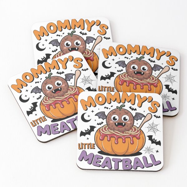 Item preview, Mommy's Little Halloween Meatball – Funny Spaghetti Vampire Baby T-Shirt  designed and sold by podlook.