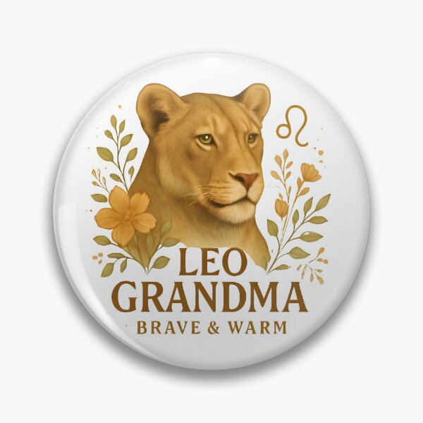 Item preview, Leo Grandma Brave And Warm designed and sold by AvenueOfFulfill.