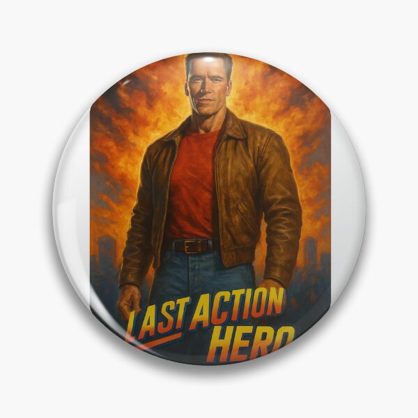 Item preview, Last Action Hero Arnold Schwarzenegger artwork designed and sold by Action Heroes Stuff.