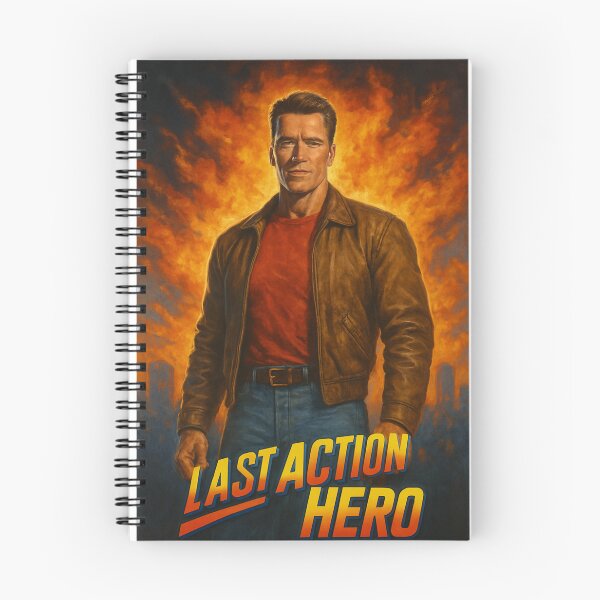 Item preview, Last Action Hero Arnold Schwarzenegger artwork designed and sold by Action Heroes Stuff.