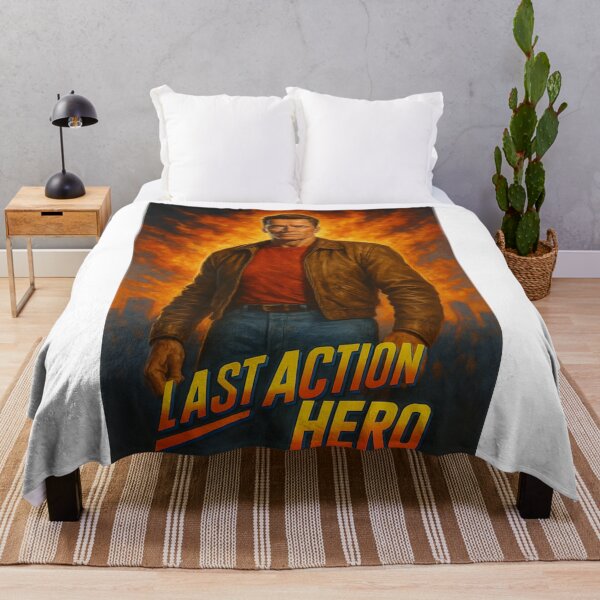Item preview, Last Action Hero Arnold Schwarzenegger artwork designed and sold by Action Heroes Stuff.
