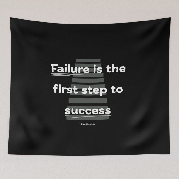 Item preview, Failure is the First Step B/W designed and sold by KBMusic&More.