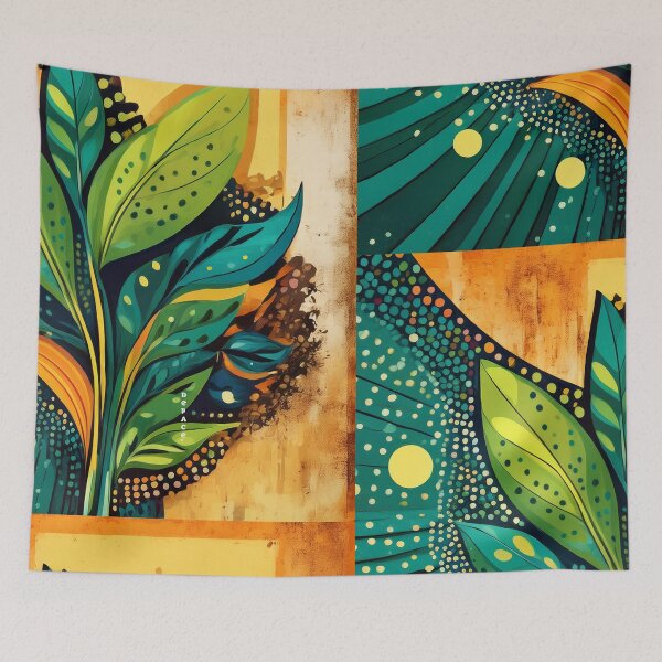 Item preview, Nature Textures Collide with Retro Comic Dots designed and sold by mrpropcake.