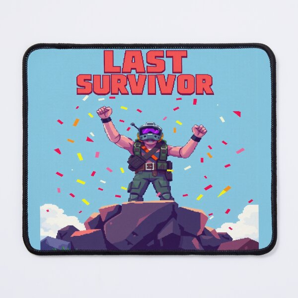 Item preview, Last Pixel Standing – Retro Victory 8-bit Gamer Art designed and sold by Thompika.