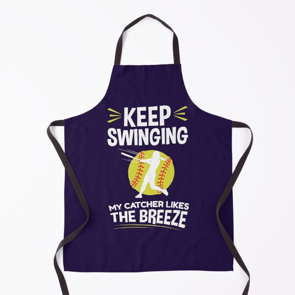 Item preview, Keep Swinging My Catcher Likes The Breeze Softball designed and sold by jaygo.