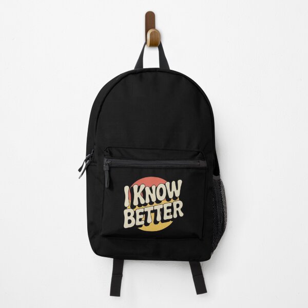 Item preview, I know better, old-school vintage designed and sold by Merch-Kitsune.