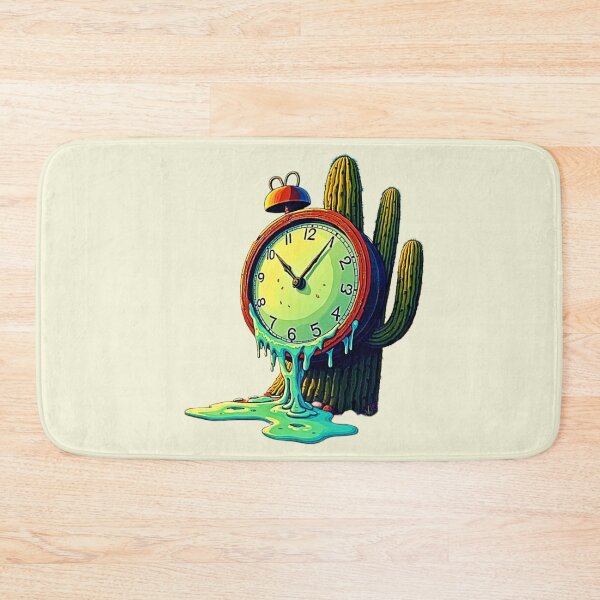 Item preview, Melting Time: Desert Clock Art designed and sold by Health And Fitness Posts e-Store.