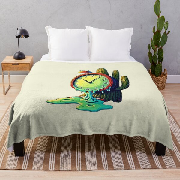 Item preview, Melting Time: Desert Clock Art designed and sold by Health And Fitness Posts e-Store.