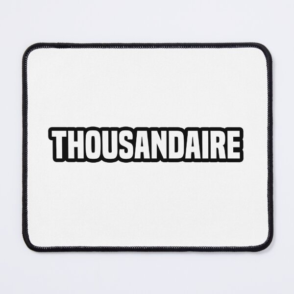 Item preview, Thousandaire, Manifesting Words in Outline designed and sold by Memes N Lore .