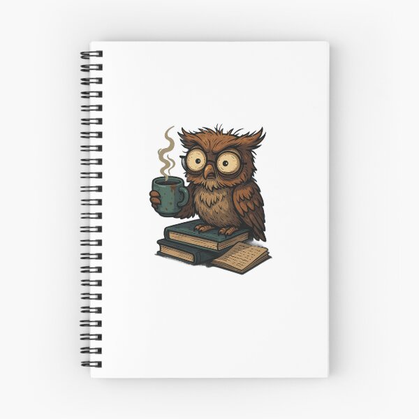 Item preview, give me coffee Owl  designed and sold by ElementalBeast1.