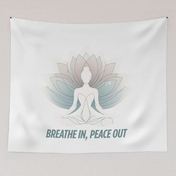 Item preview, Breathe In, Peace Out designed and sold by  ViralVisionsCreating .