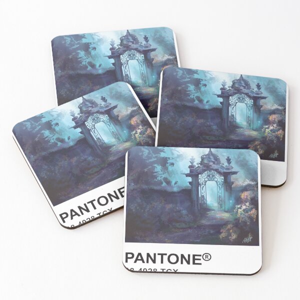 Item preview, Bering Sea: Mysterious Secret Garden in Cool Blues designed and sold by Elva's Studio.