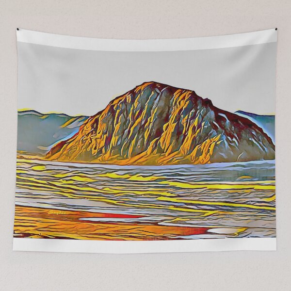 Item preview, Morro Rock Morro Bay Abstract by Floyd Snyder designed and sold by BarbaraSnyder.