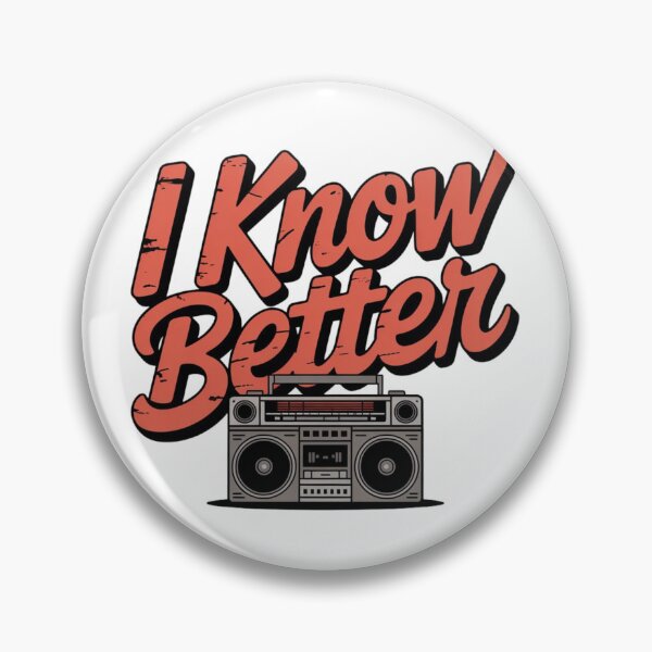 Item preview, I know better, old-school vintage  designed and sold by Merch-Kitsune.