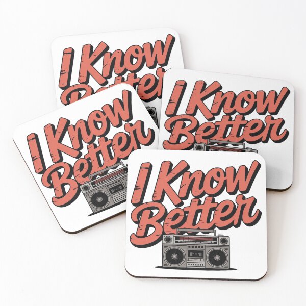 Item preview, I know better, old-school vintage  designed and sold by Merch-Kitsune.
