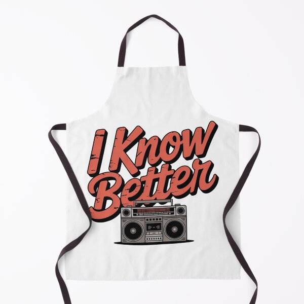Item preview, I know better, old-school vintage designed and sold by Merch-Kitsune.