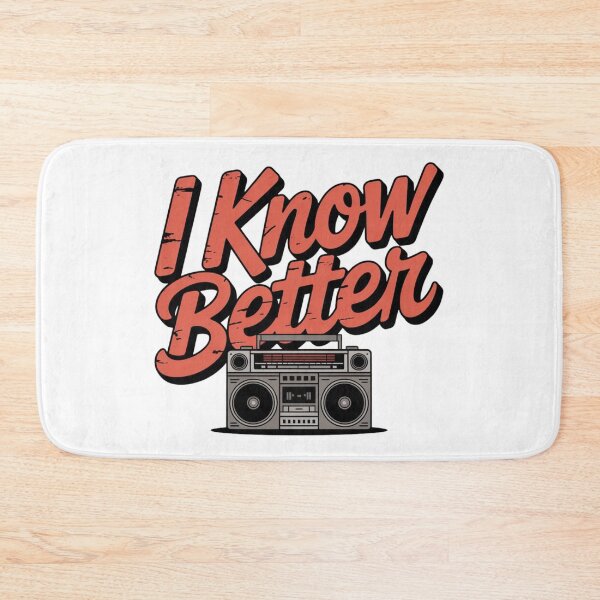 Item preview, I know better, old-school vintage  designed and sold by Merch-Kitsune.