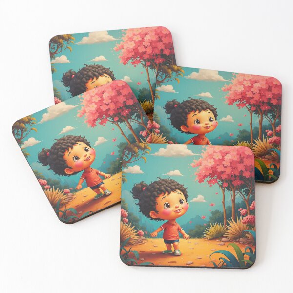 Item preview, Happy Flowering Field Girl designed and sold by JonelleTshirts.