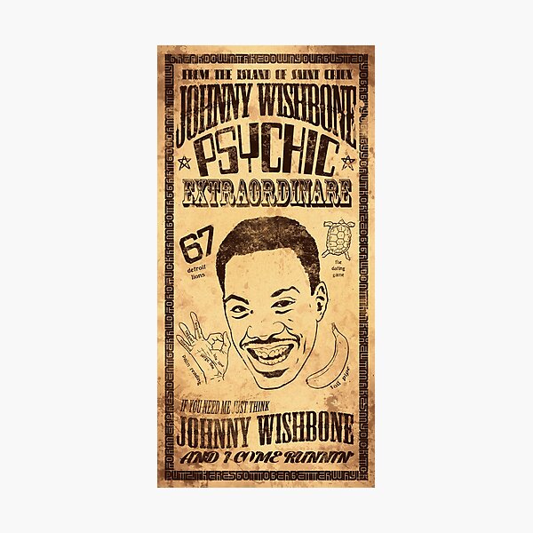 Johnny wishbone advert Photographic Print