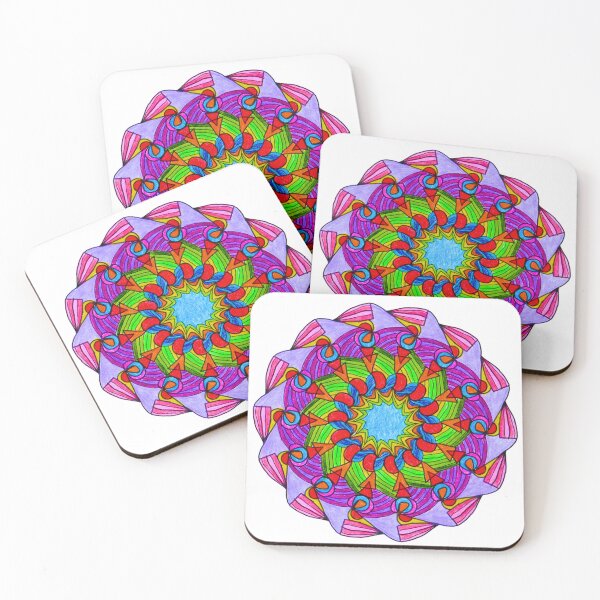 Item preview, Whirling Energy Mandala – Vivid Spiral Pattern designed and sold by KornDala88.