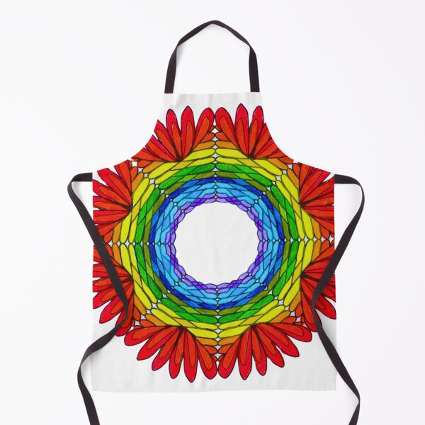 Item preview, Rainbow Radiance Mandala – Flower Ring of Light designed and sold by KornDala88.