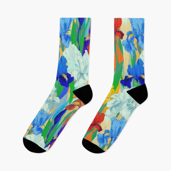 Item preview, Electric Iris – Botanical Whimsy Series designed and sold by Espinoza Creative.