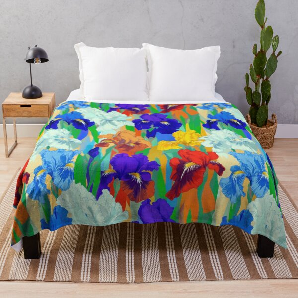 Item preview, Electric Iris – Botanical Whimsy Series designed and sold by Espinoza Creative.