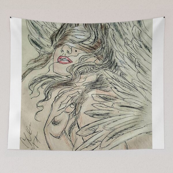 Item preview, Charcoal Angel designed and sold by CLTArt.