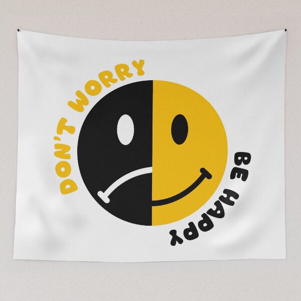 Item preview, Don't Worry, Be Happy!!! designed and sold by San Studios Co..